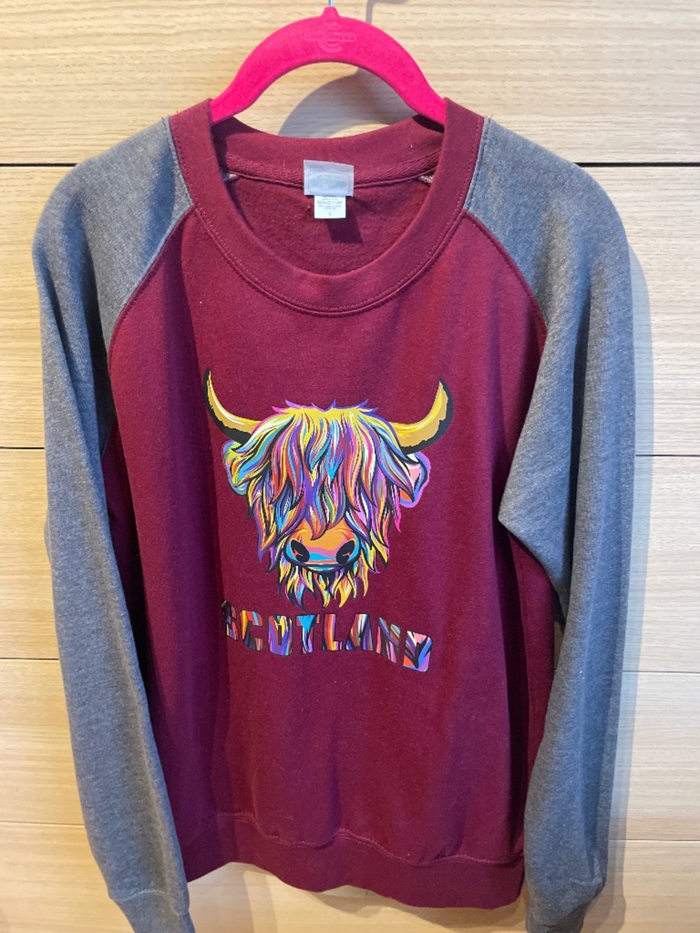 Highland coo Scotland sweatshirt.